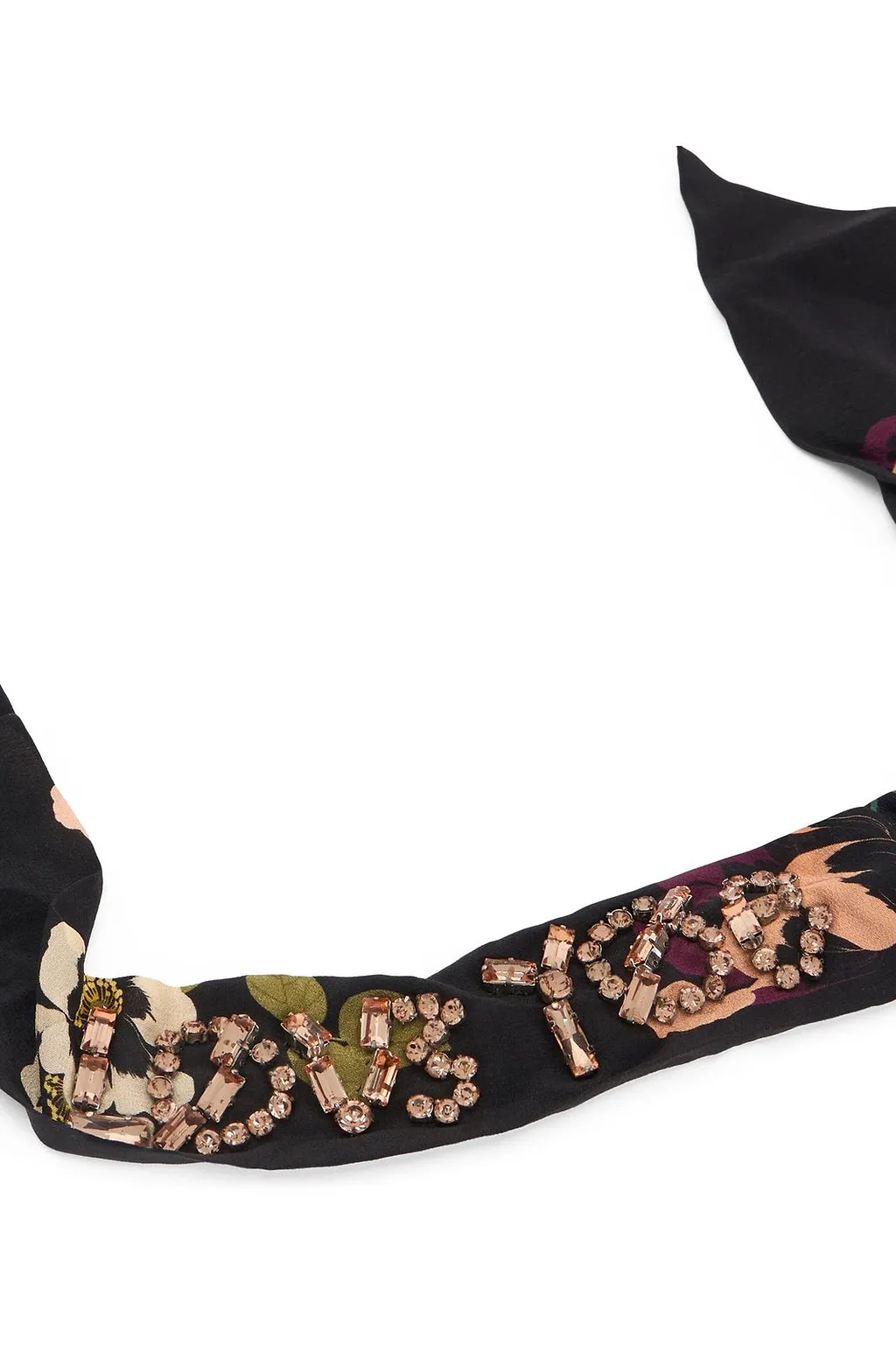 Redvalentino Floral-Detailed Embellished Headband