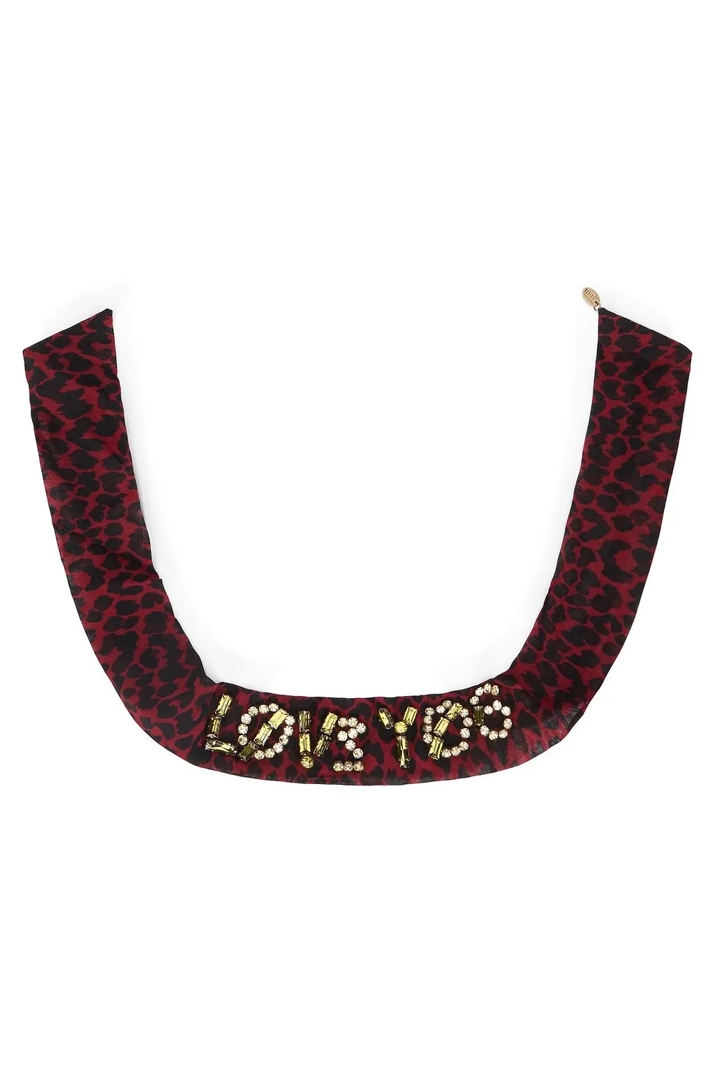 Redvalentino Leopard-Printed Embellished Headband