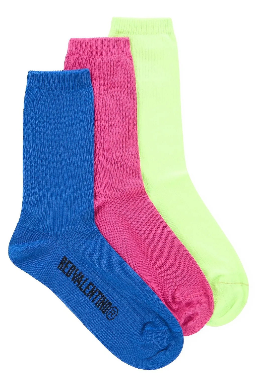 Redvalentino Logo Intarsia Knitted Socks