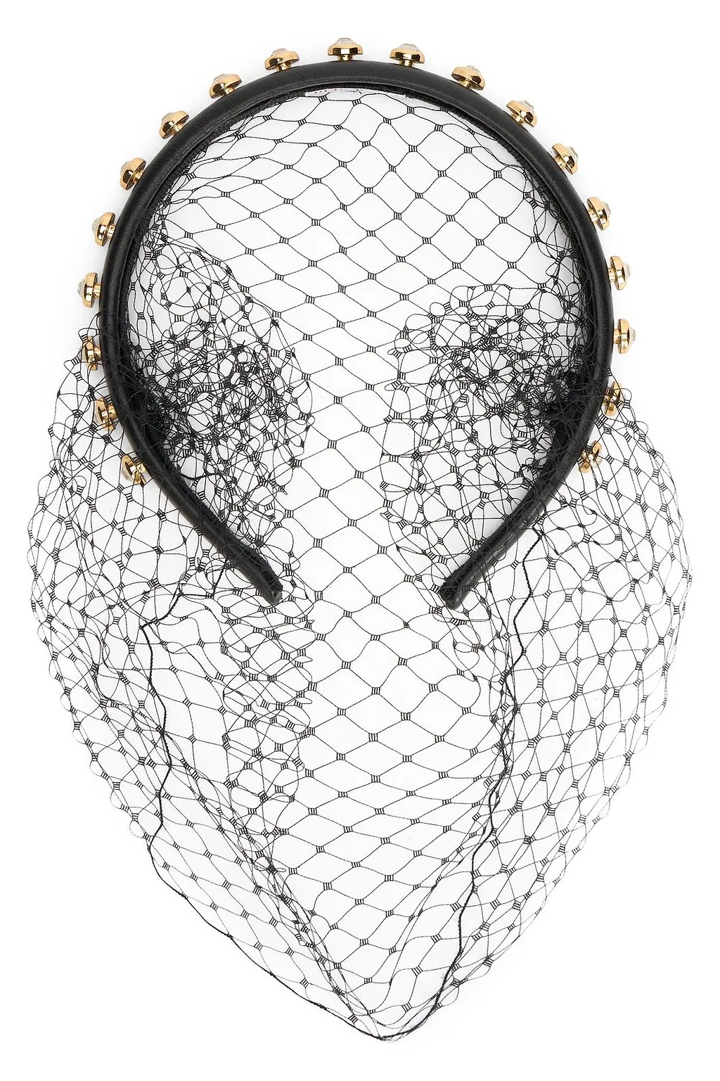 Redvalentino Meshed Embellished Headband