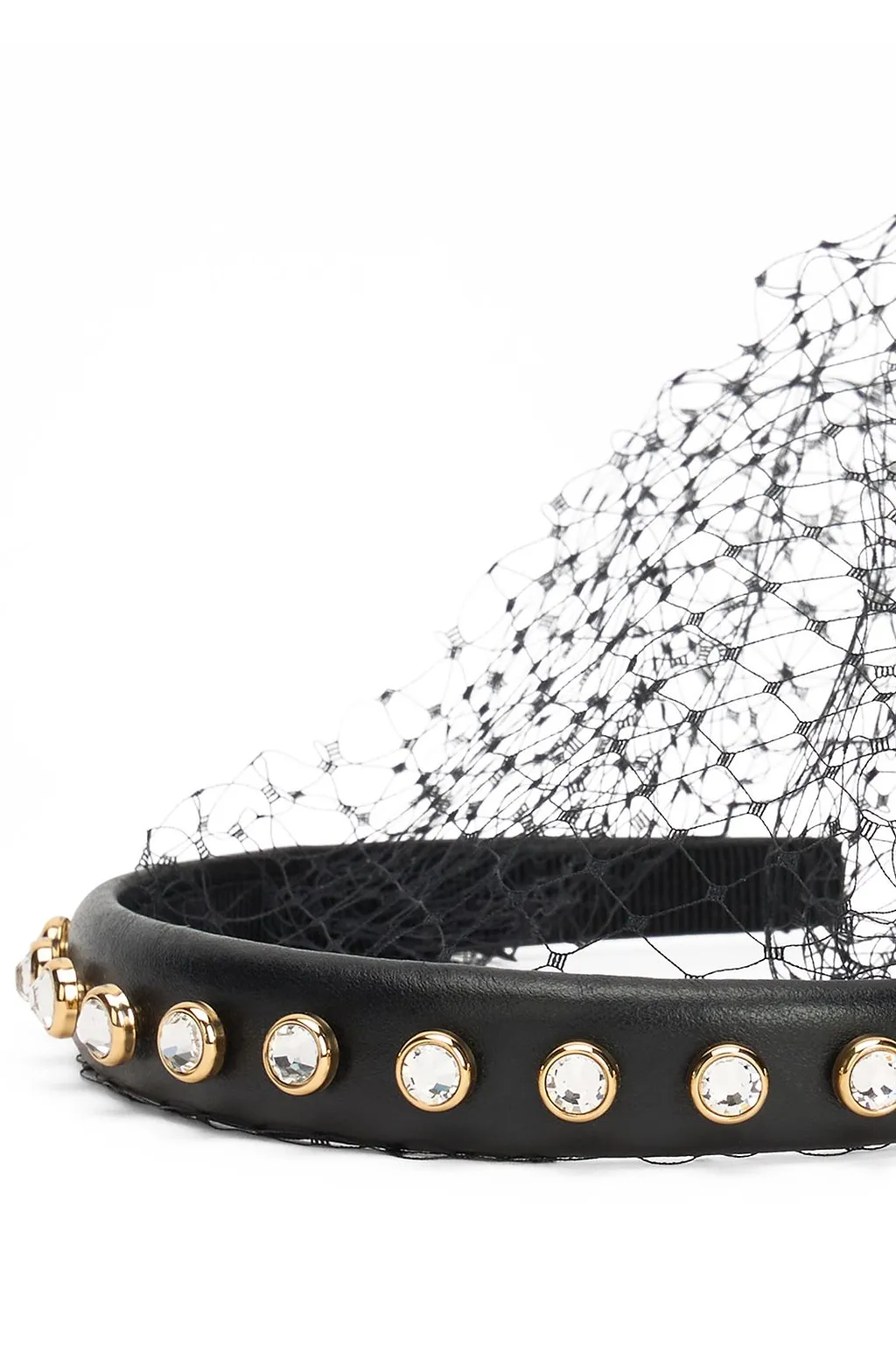 Redvalentino Meshed Embellished Headband