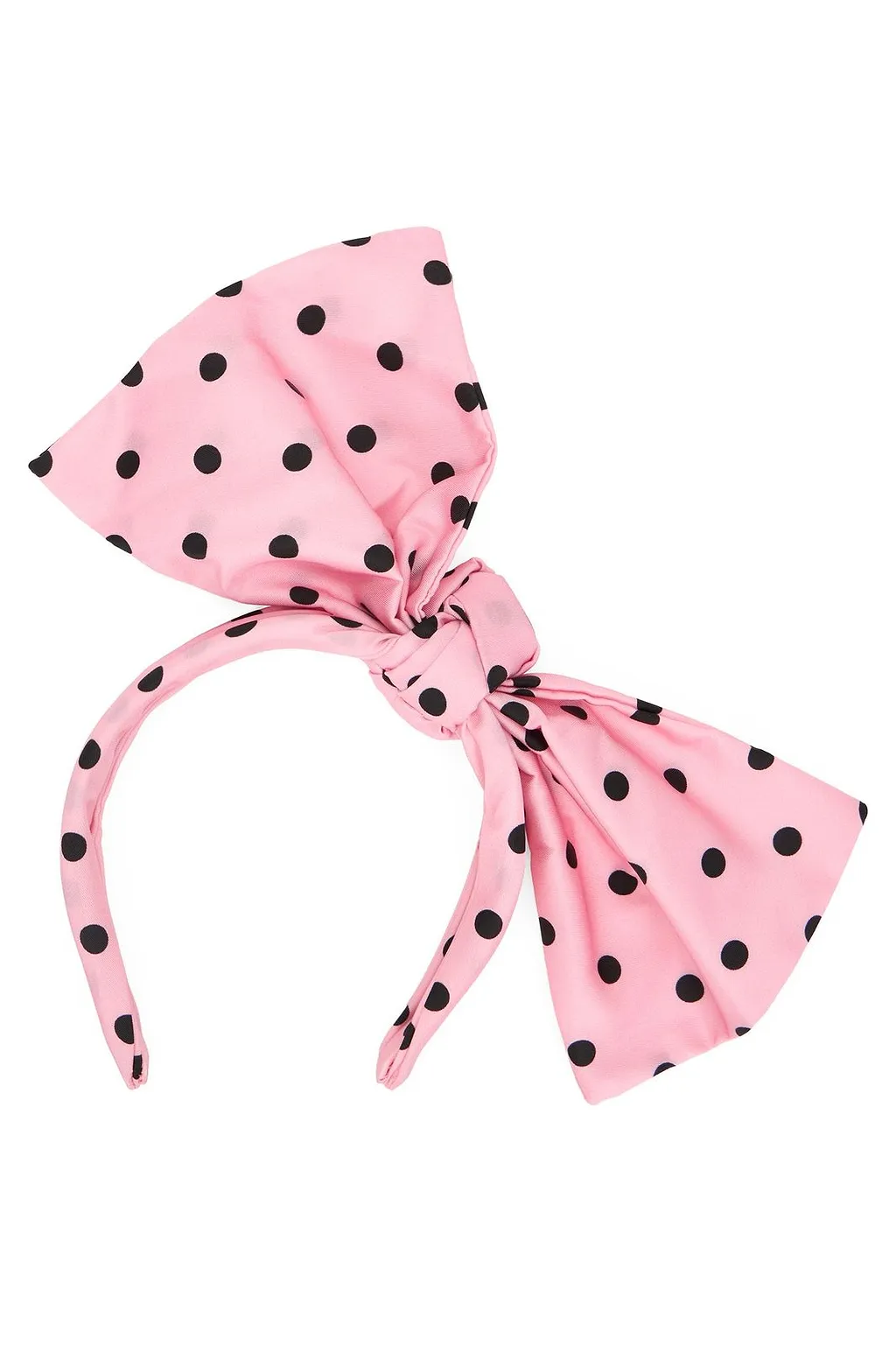 Redvalentino Polka Dot Bow-Embellished Headband