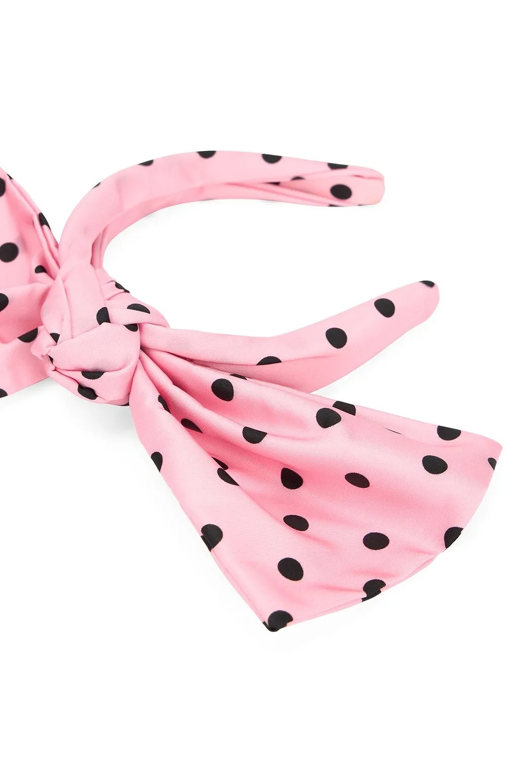 Redvalentino Polka Dot Bow-Embellished Headband