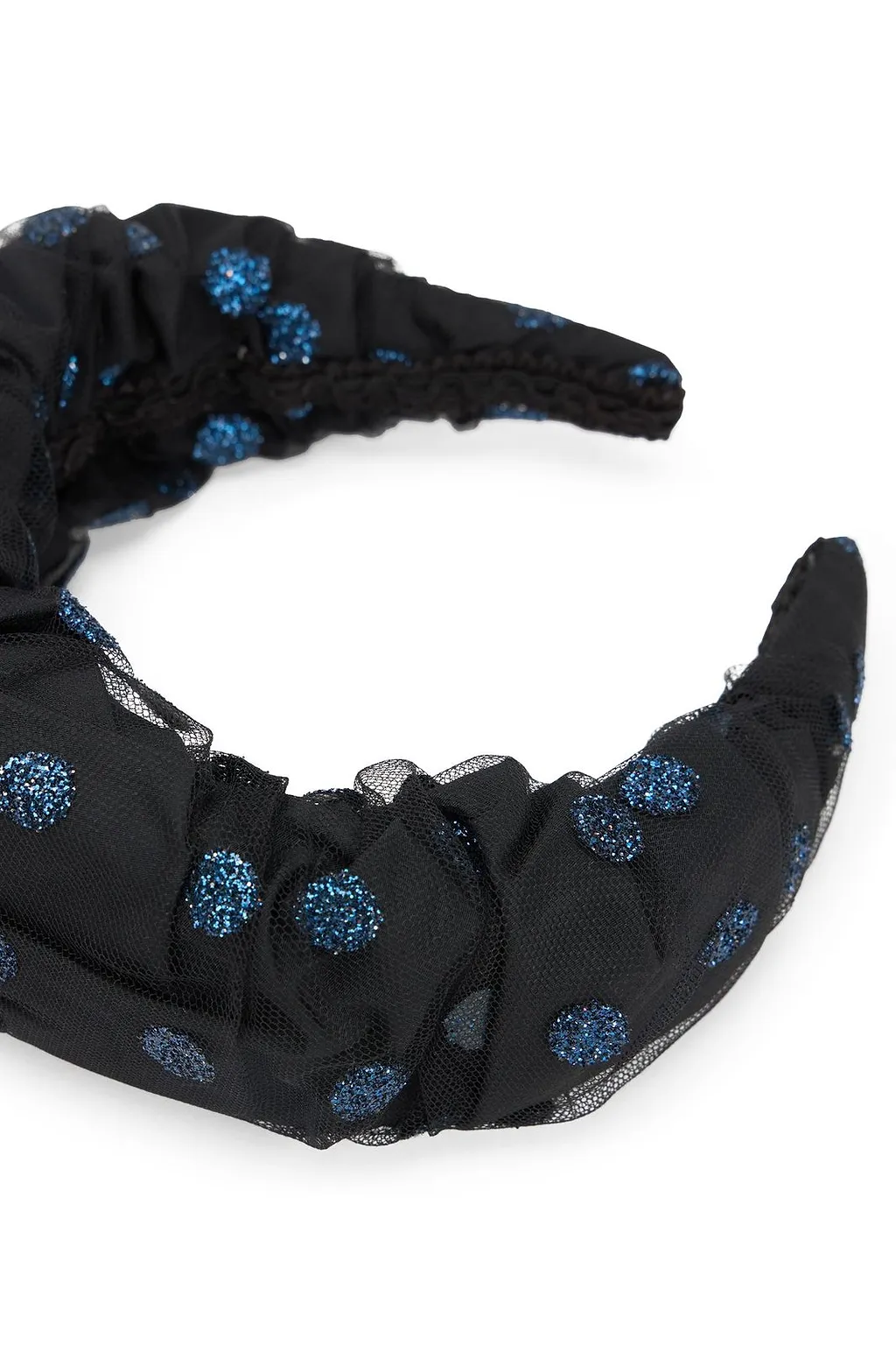 Redvalentino Polka-Dot Padded Headband