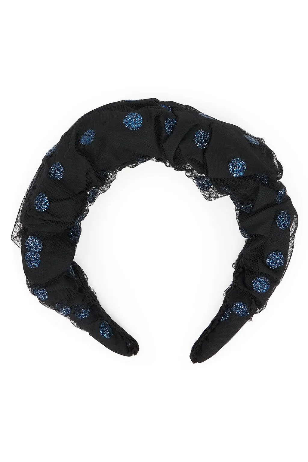 Redvalentino Polka-Dot Padded Headband