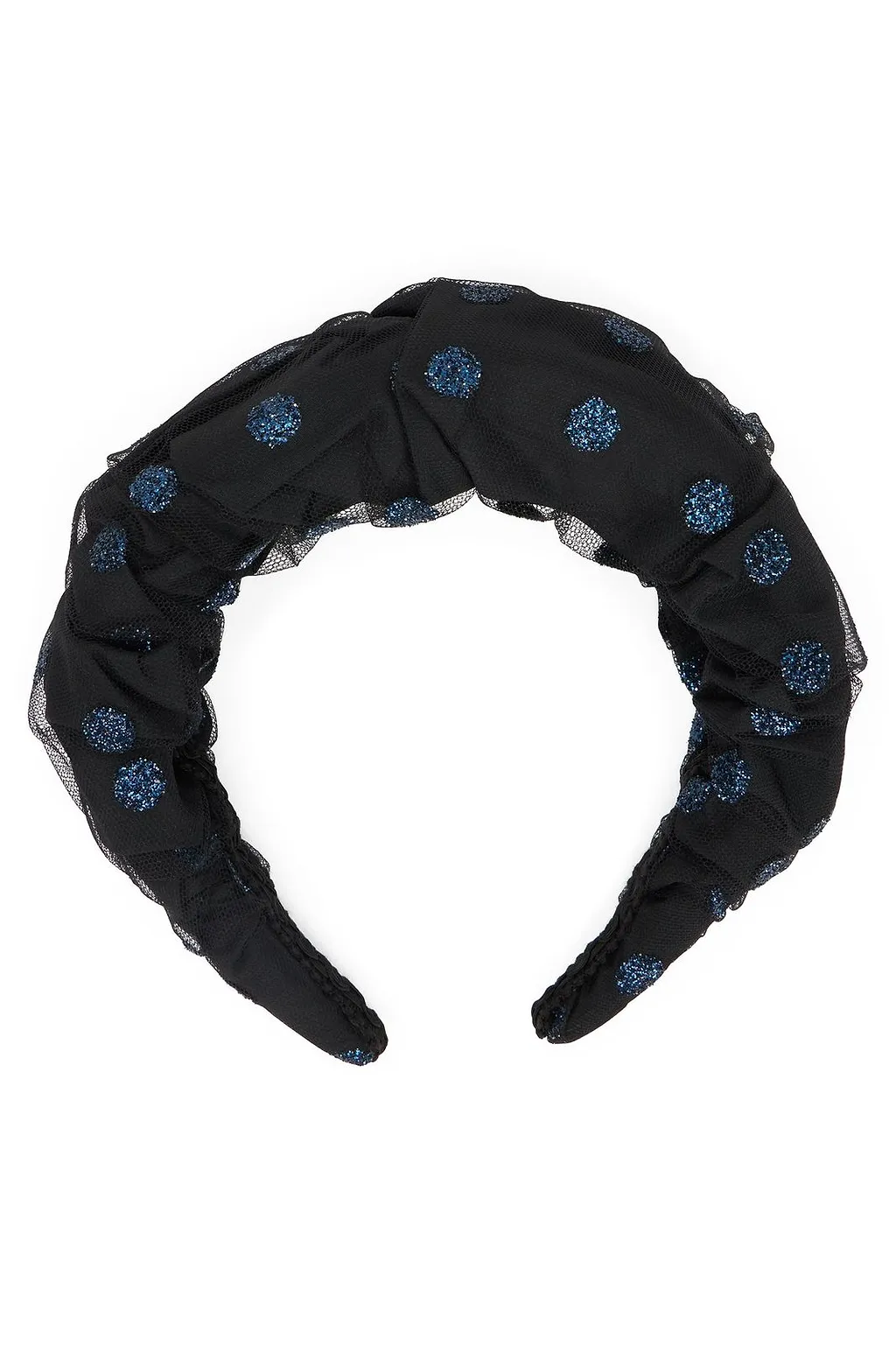 Redvalentino Polka-Dot Padded Headband