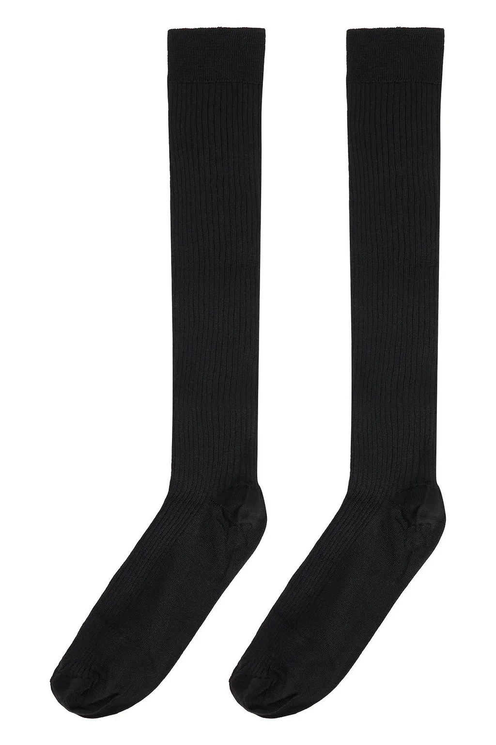 Redvalentino Ribbed Knee-High Socks