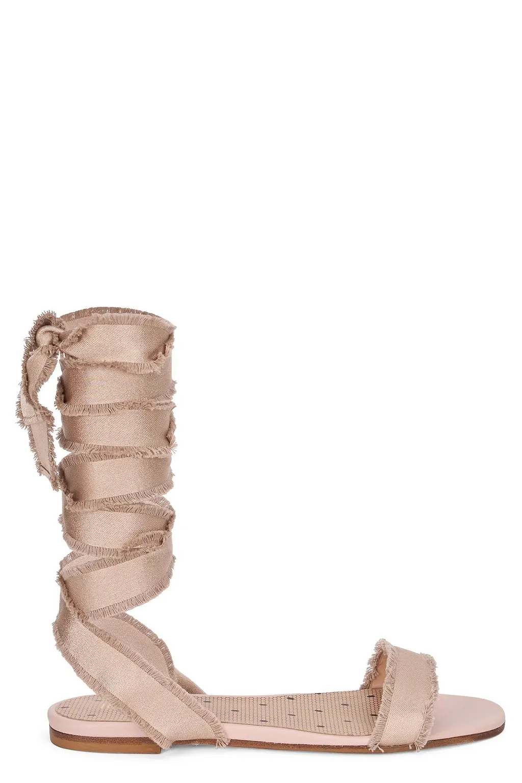 Redvalentino Tie-Fastened Ankle Strap Sandals