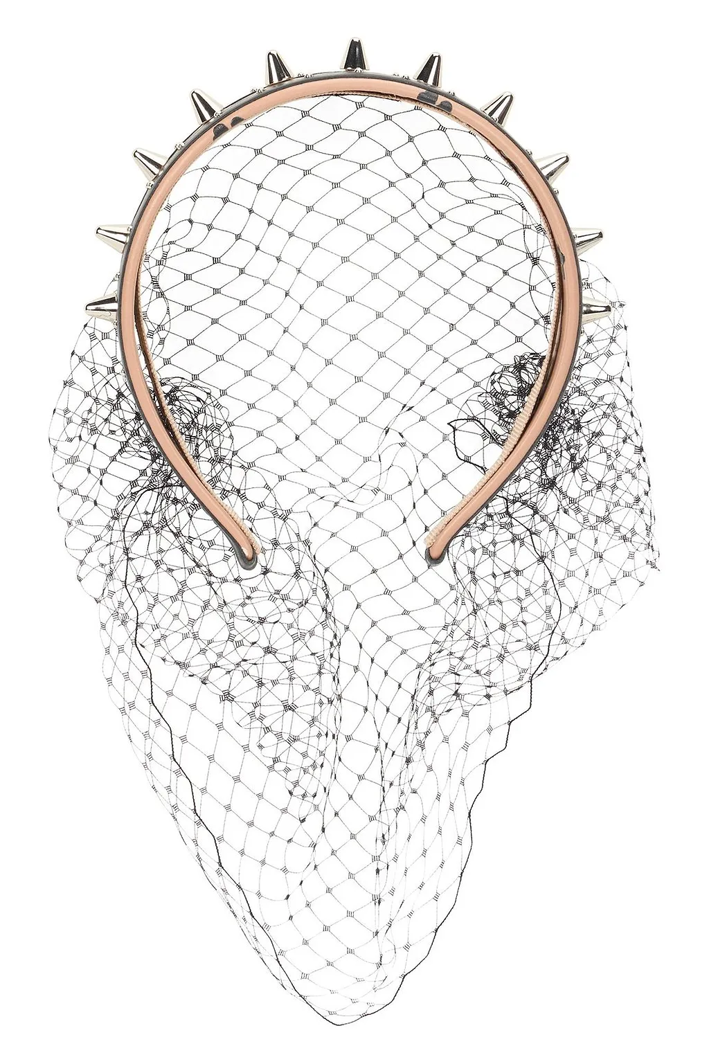 Redvalentino Stud Embellished Net-Detail Hairband