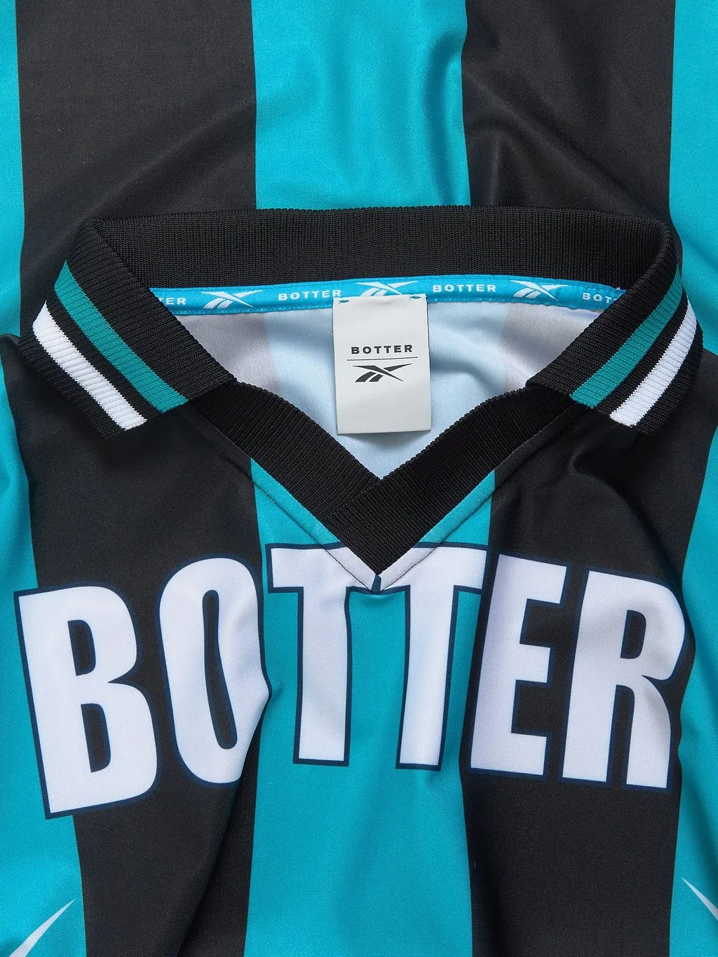 Reebok X Botter Reverse Soccer Striped T-Shirt