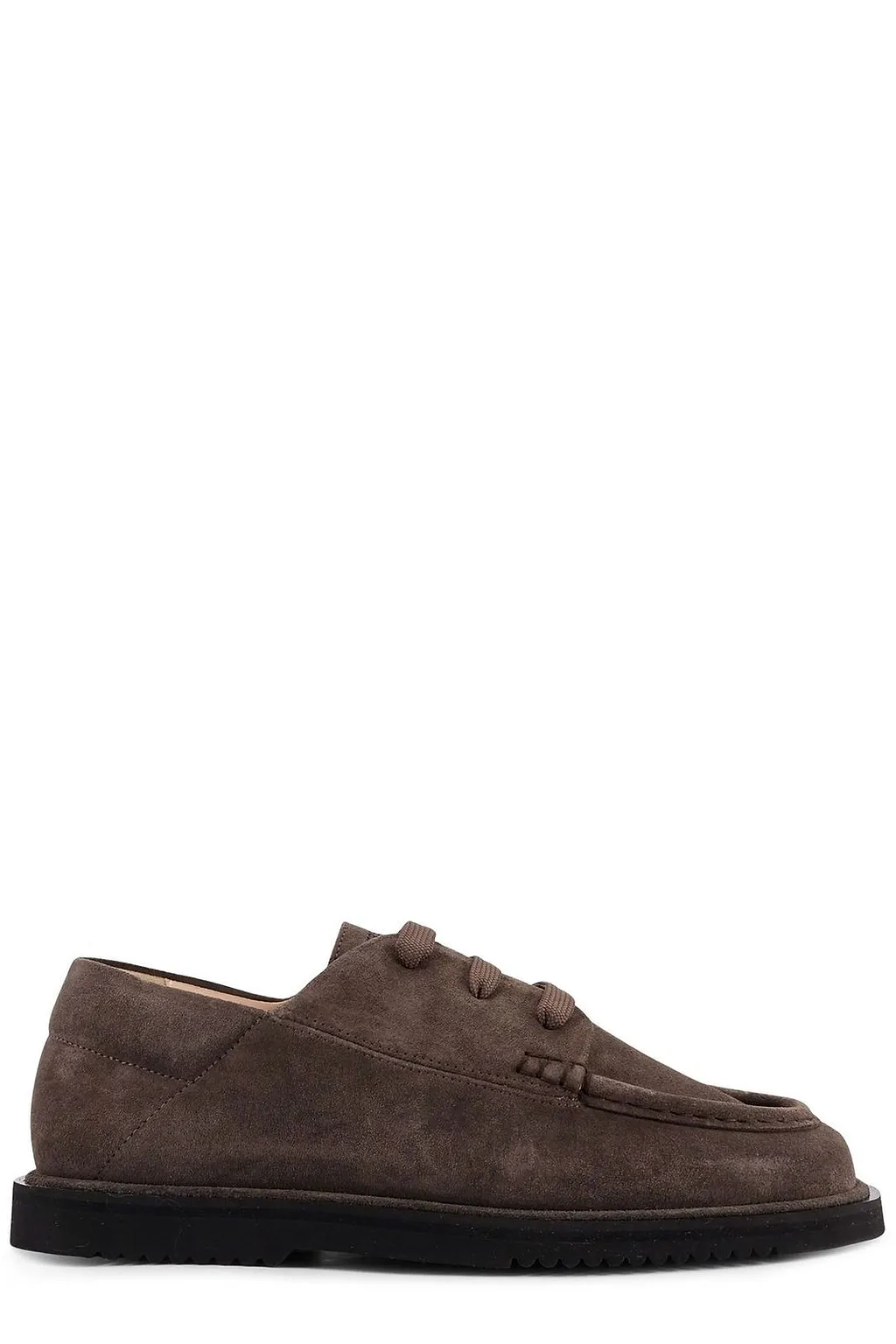 Referenc Squared-Toe Lace-Up Shoes