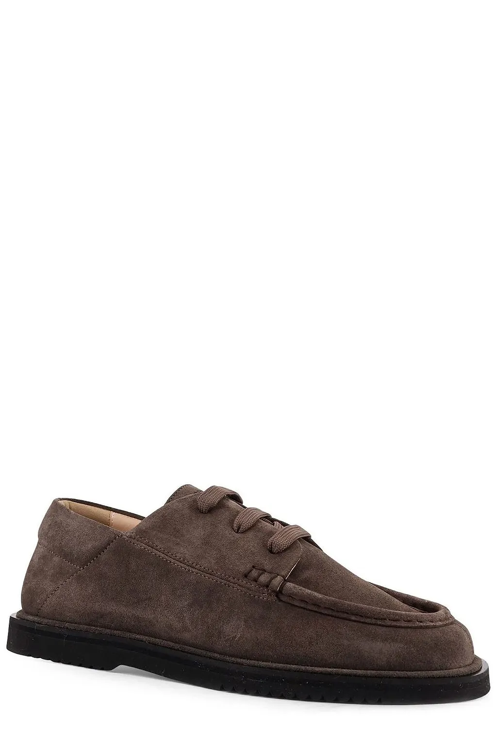 Referenc Squared-Toe Lace-Up Shoes