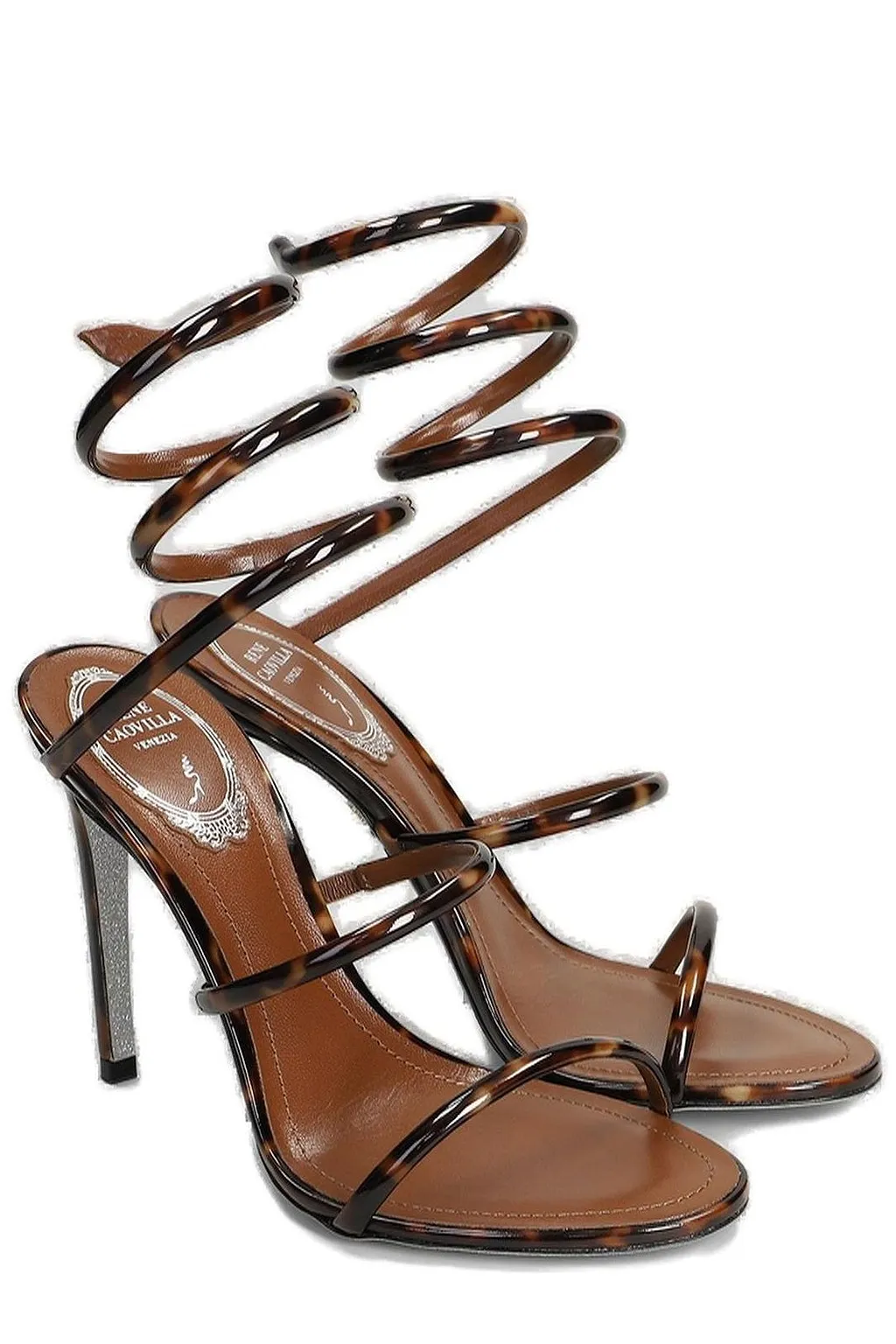René Caovilla Cleo Stiletto Heel Sandals