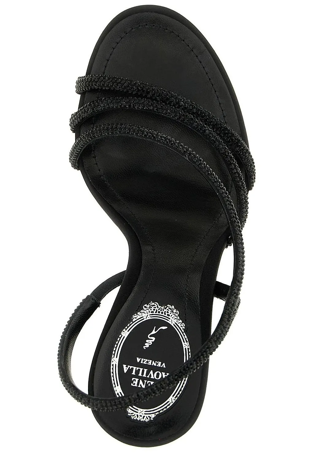 René Caovilla Embellished Heeled Sandals