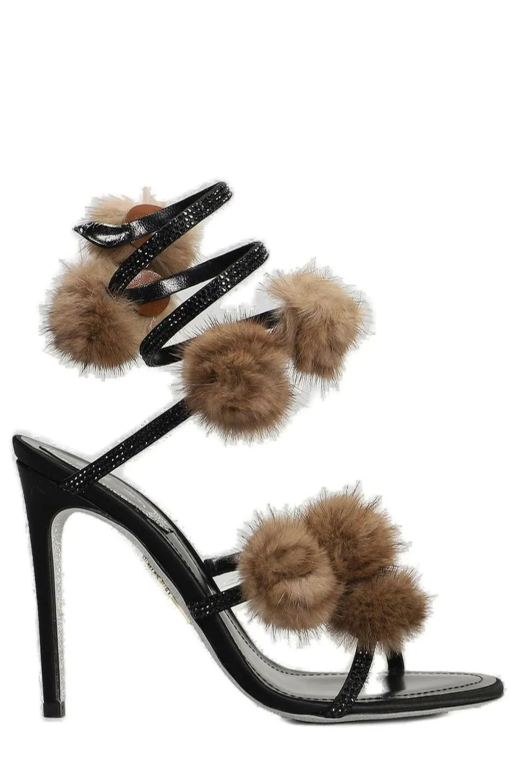 René Caovilla Rosalia Stiletto Heel Sandals