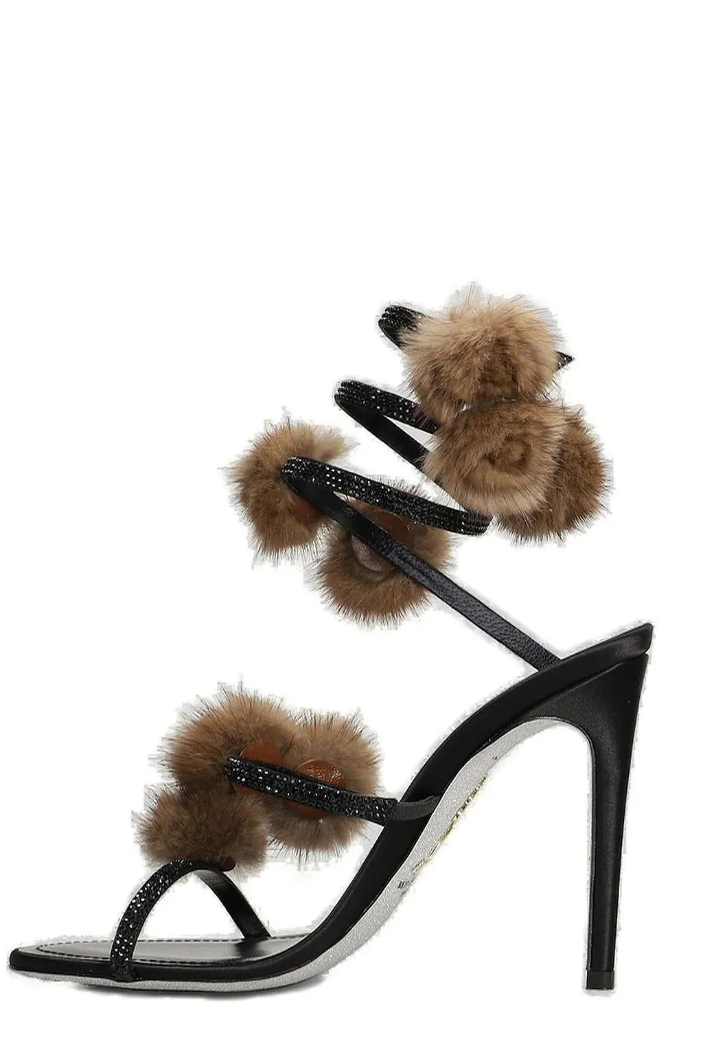 René Caovilla Rosalia Stiletto Heel Sandals