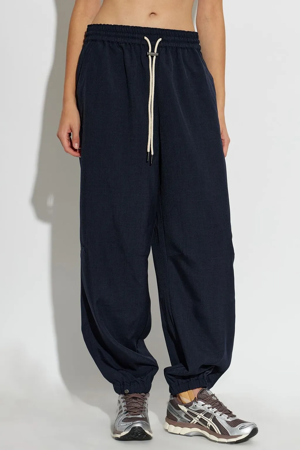 Rethinkit Studios Elastic-Waist Logo Pants