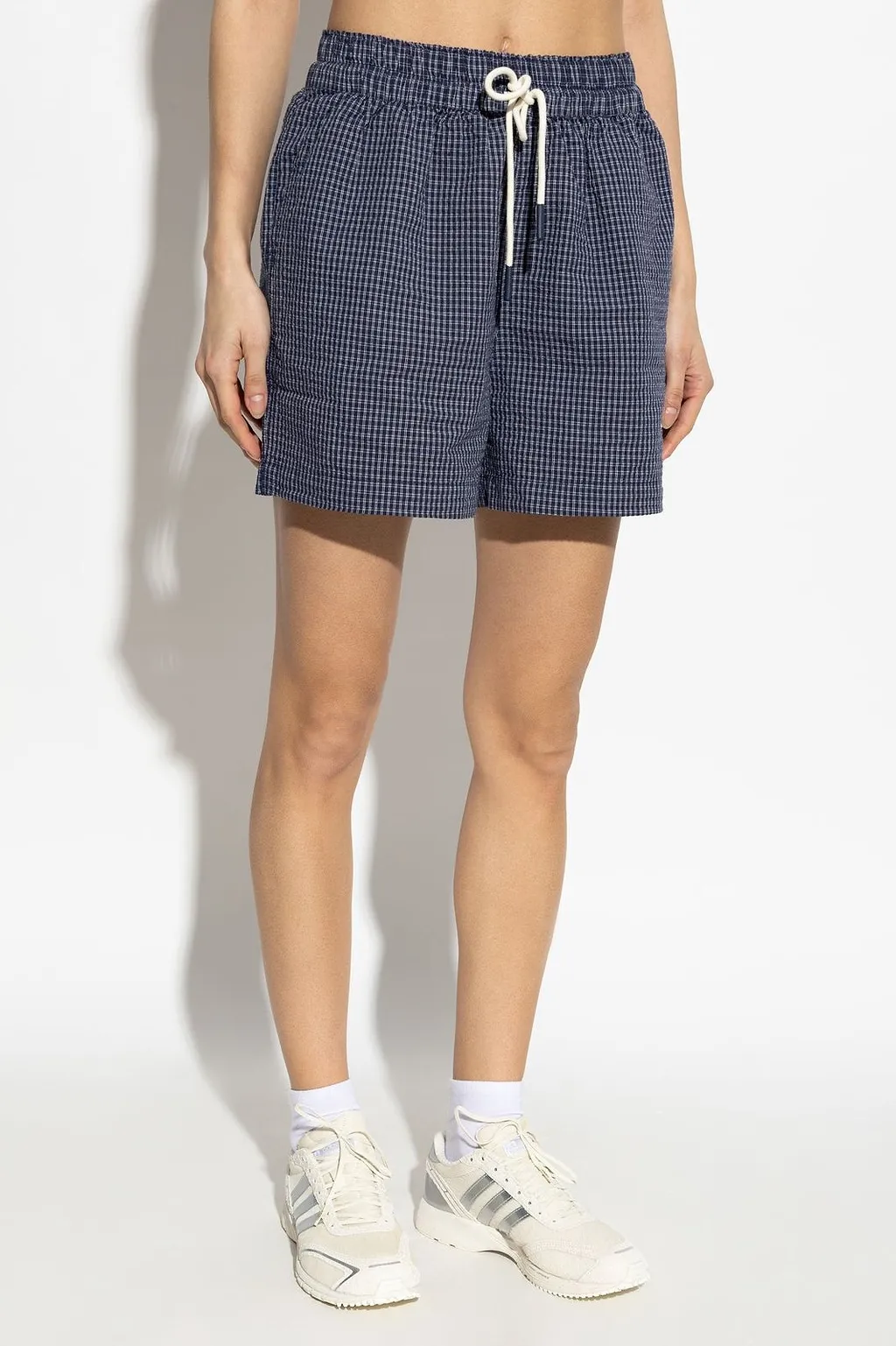 Rethinkit Studios Gingham Elastic-Waist Shorts