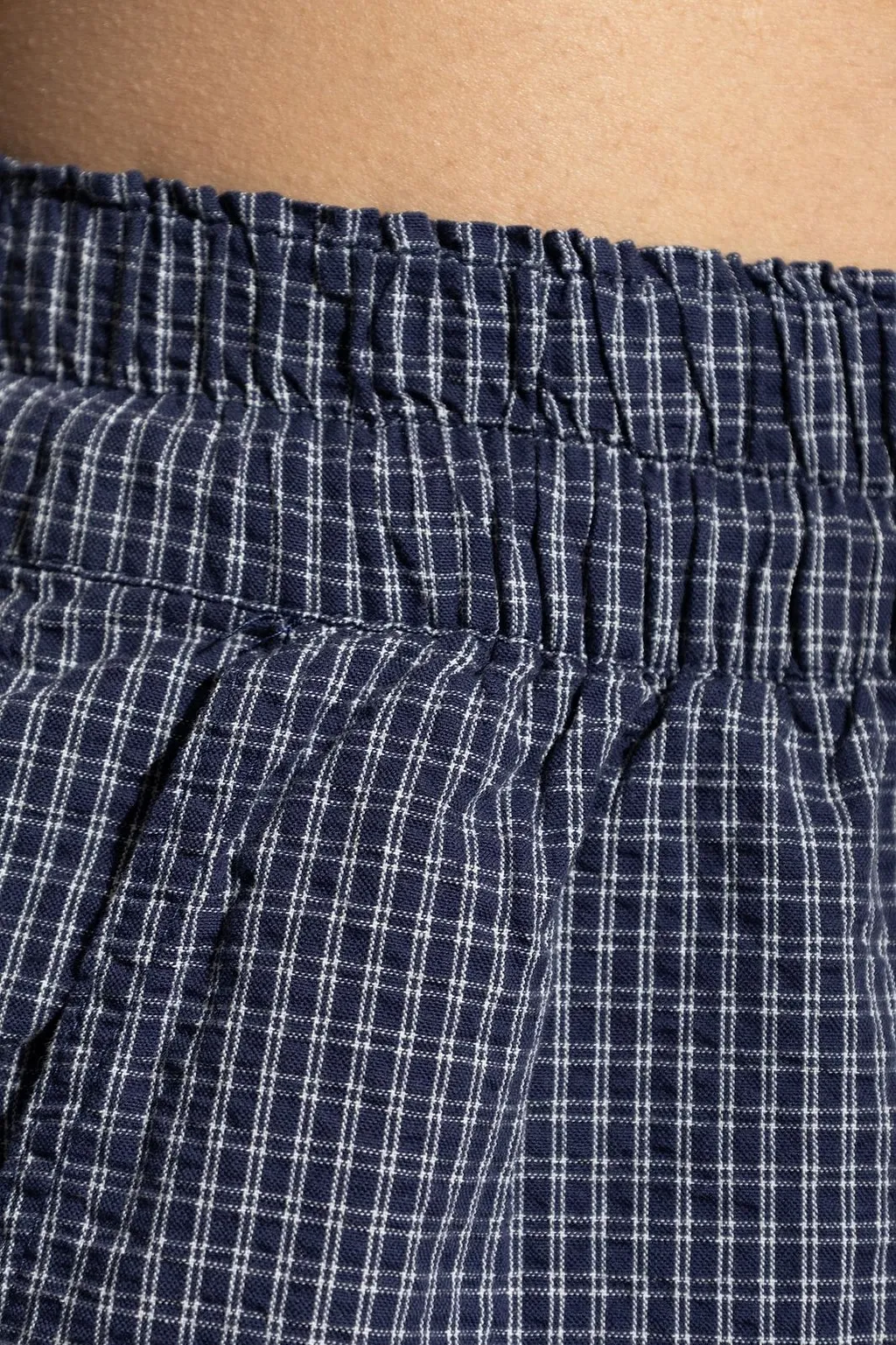 Rethinkit Studios Gingham Elastic-Waist Shorts