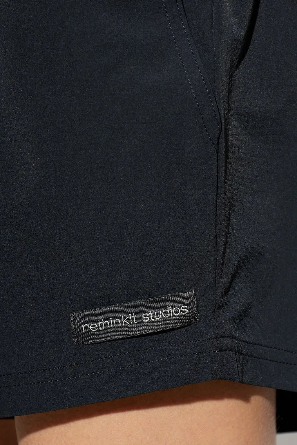Rethinkit Studios Logo Patch Drawstring Shorts