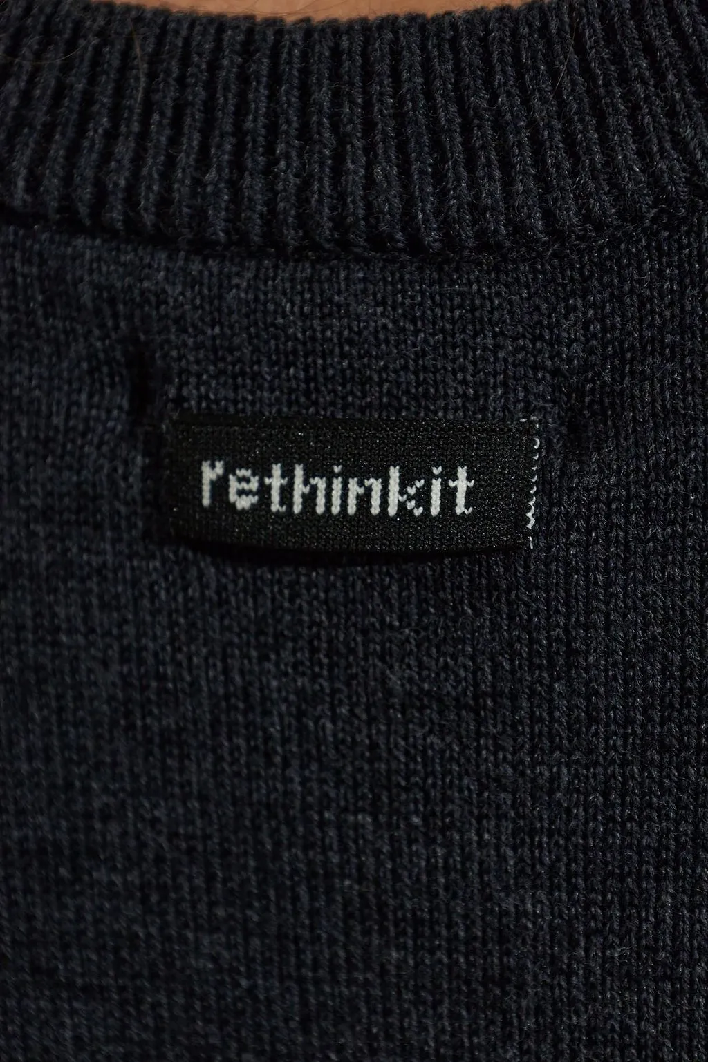Rethinkit Studios Logo Crew Neck Knitted Sweater