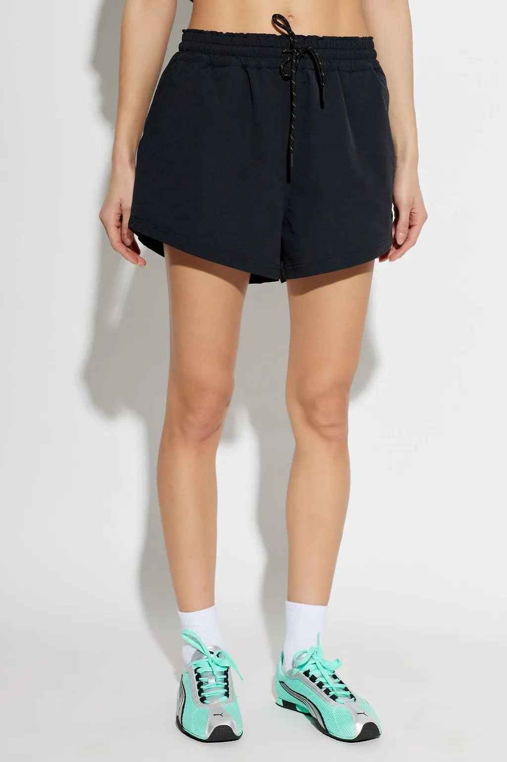 Rethinkit Studios Logo Patch Drawstring Shorts