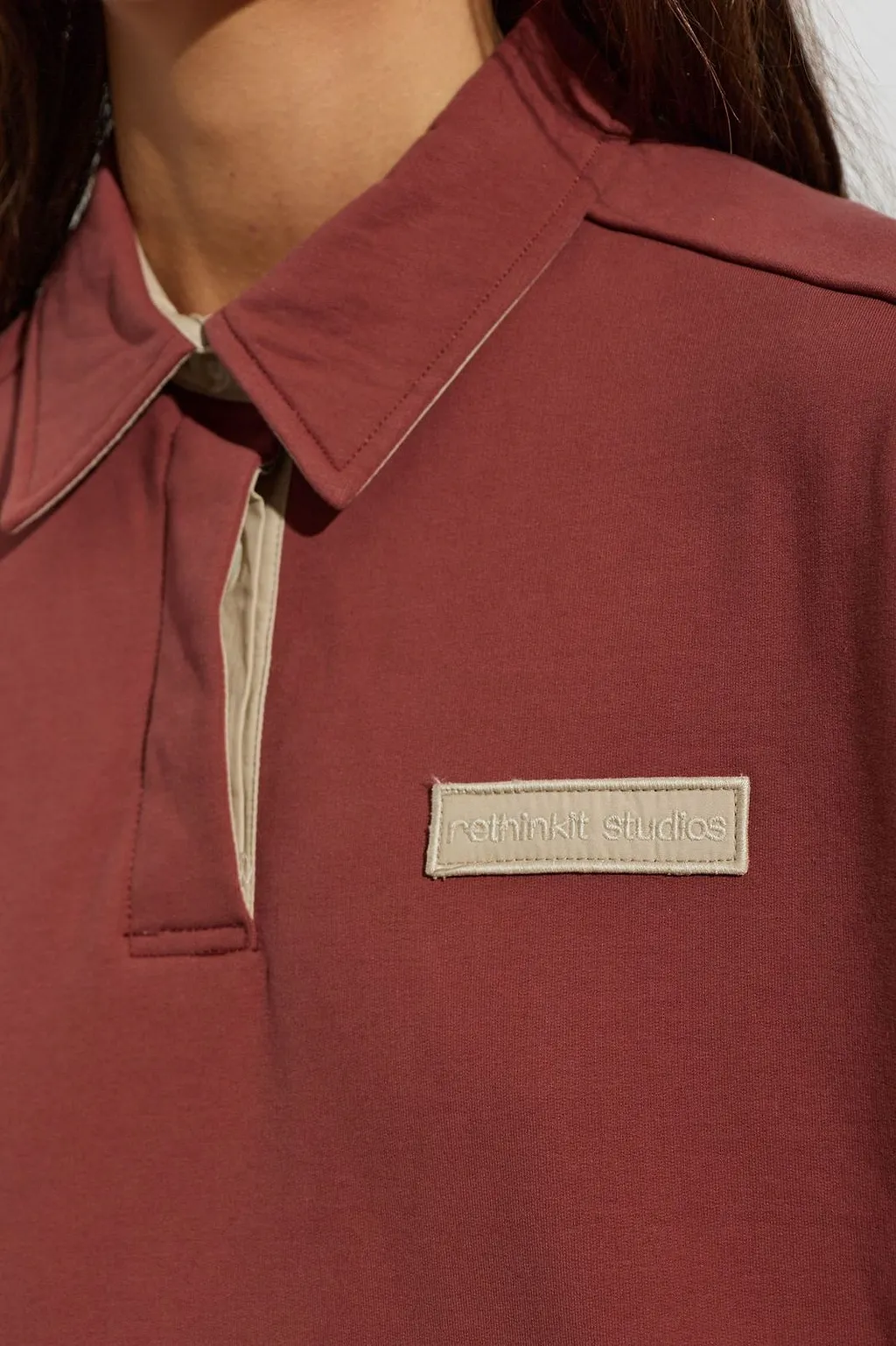 Rethinkit Studios Oversized Polo Top