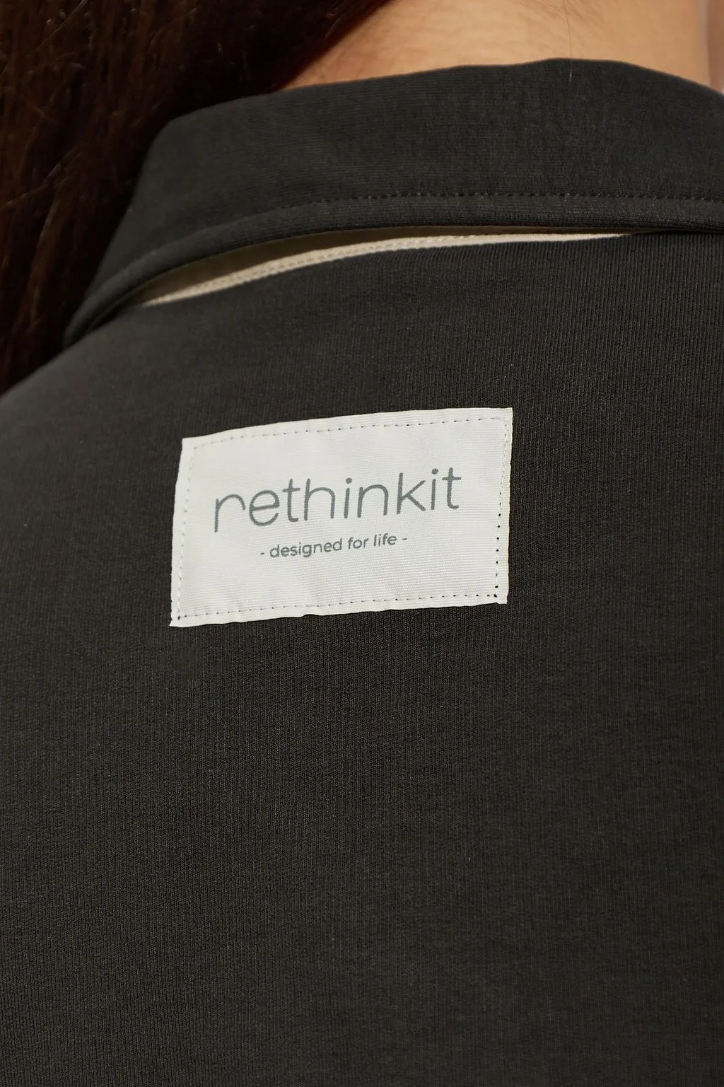 Rethinkit Studios Oversized Half-Zip Sweatshirt