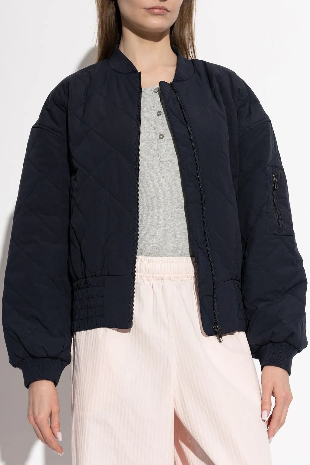 Rethinkit Studios Quilted Bomber Jacket