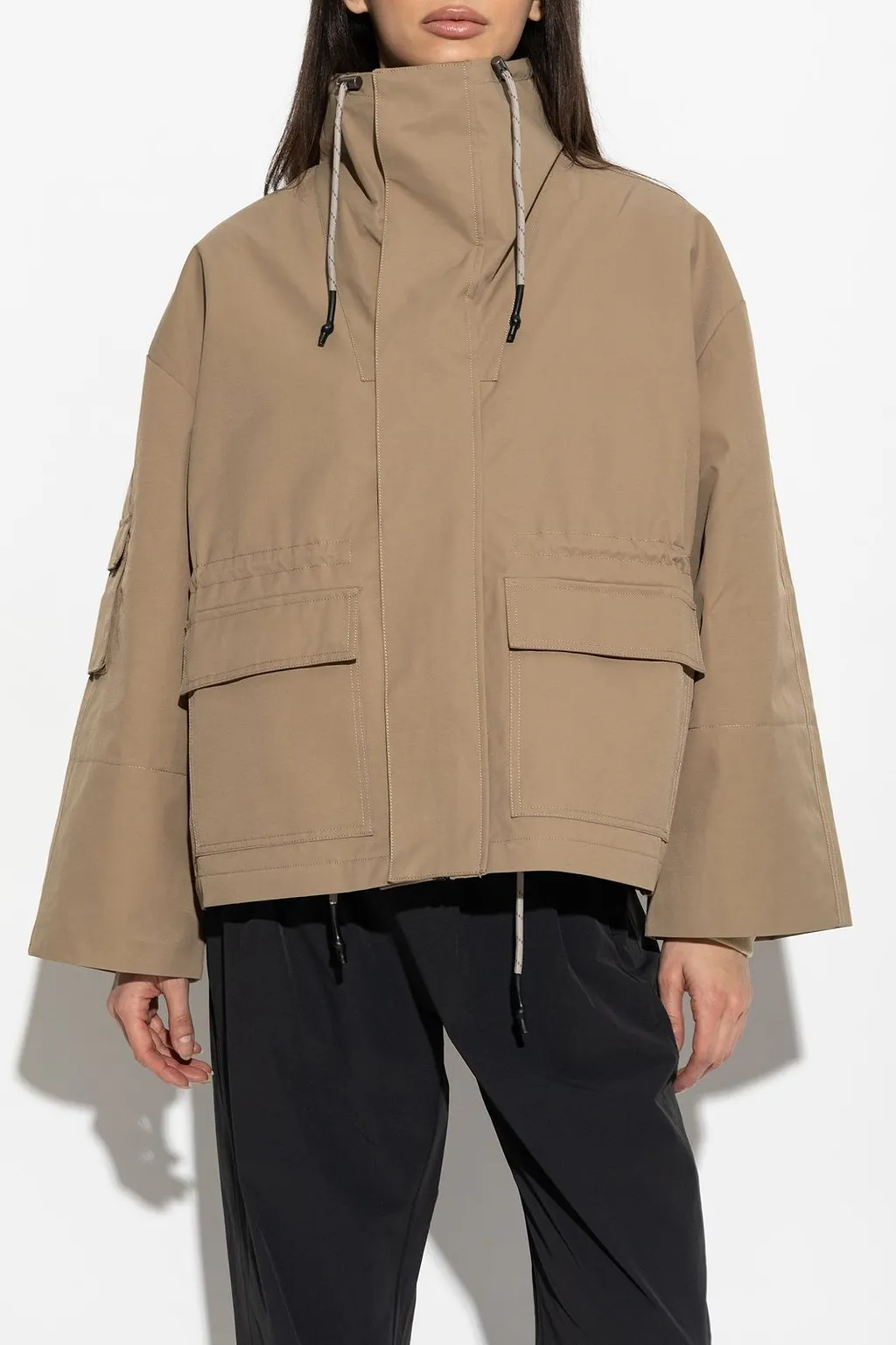 Rethinkit Studios Oversized Stand Collar Jacket