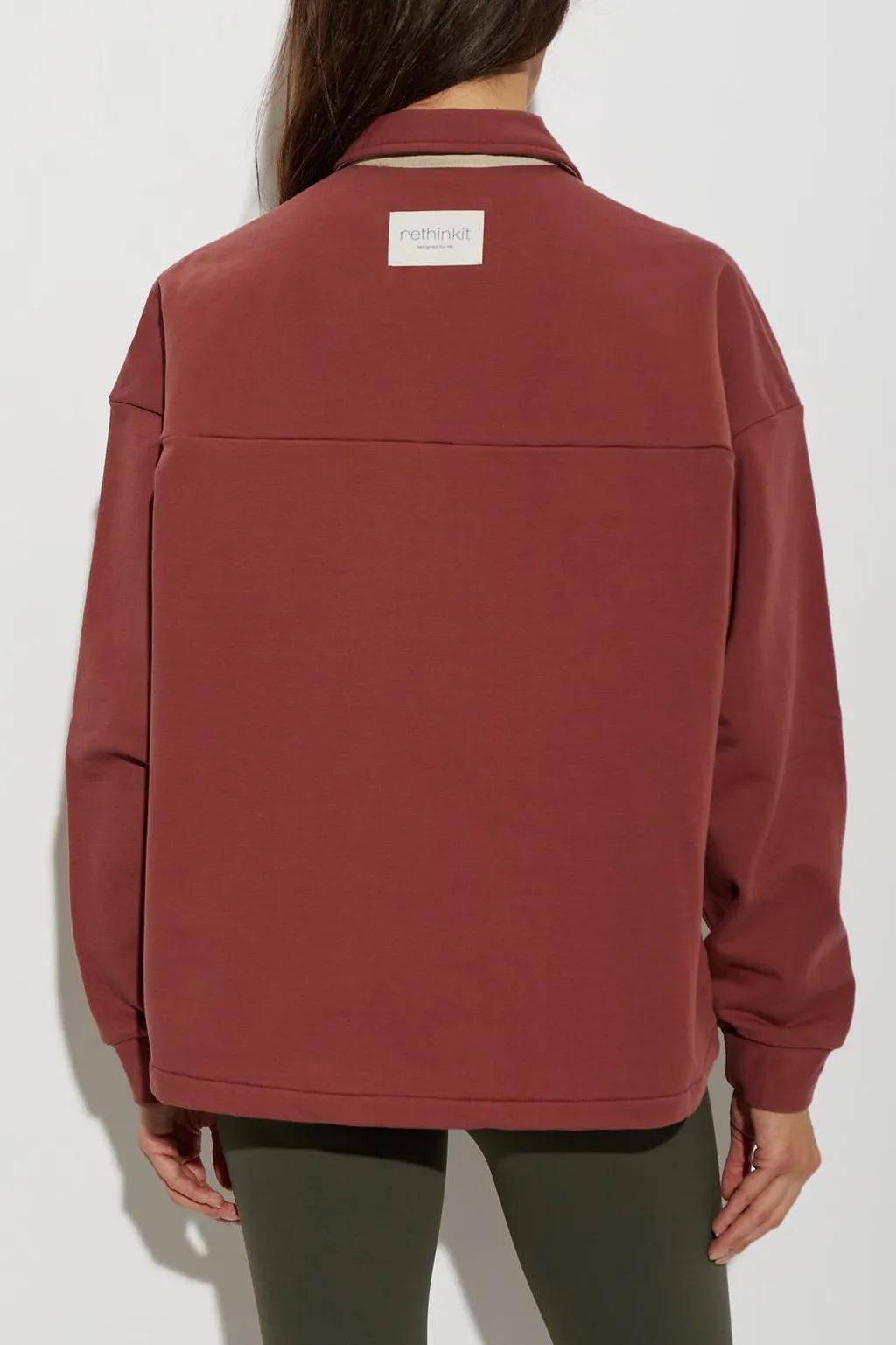 Rethinkit Studios Oversized Polo Top
