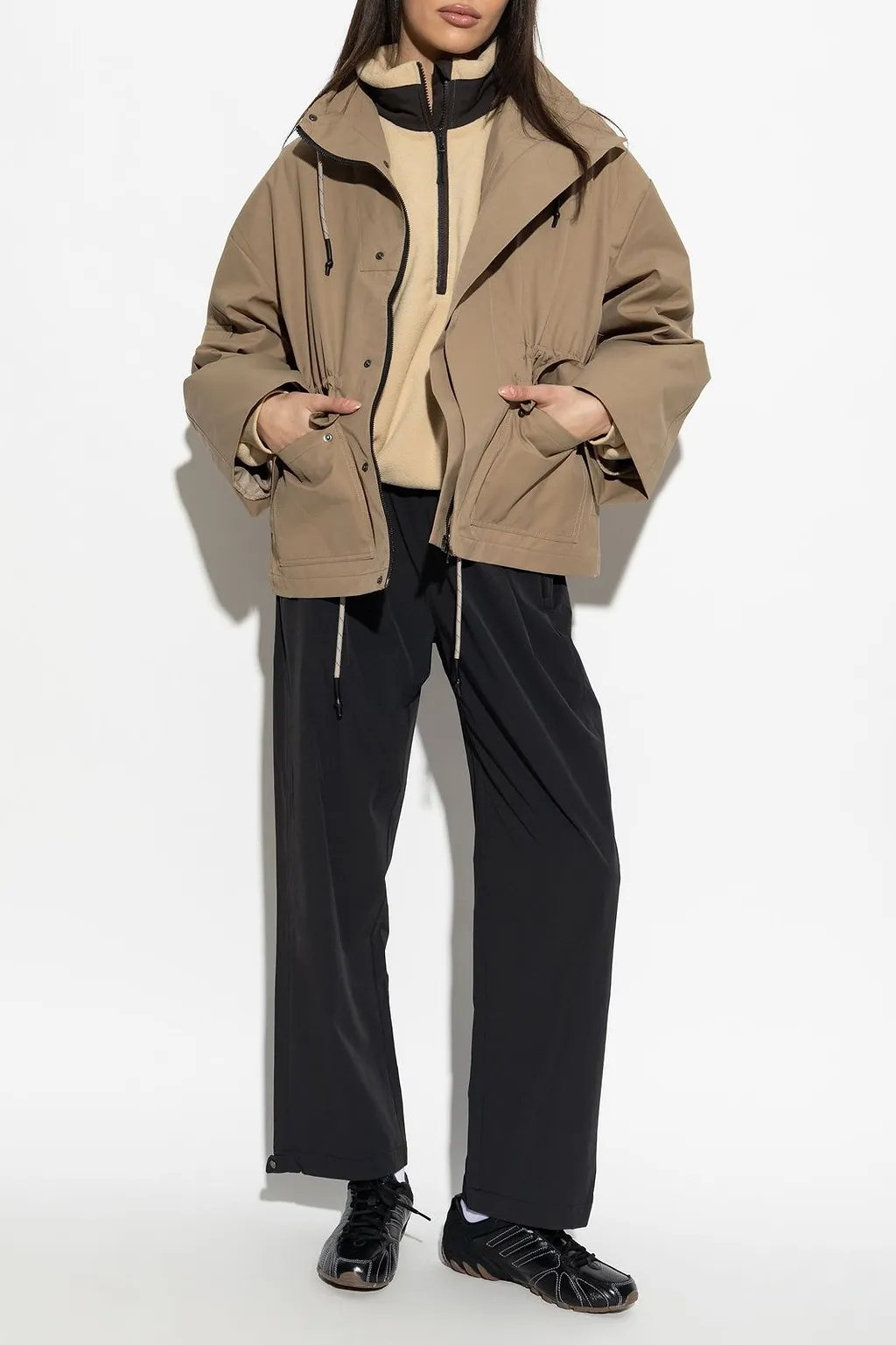 Rethinkit Studios Oversized Stand Collar Jacket