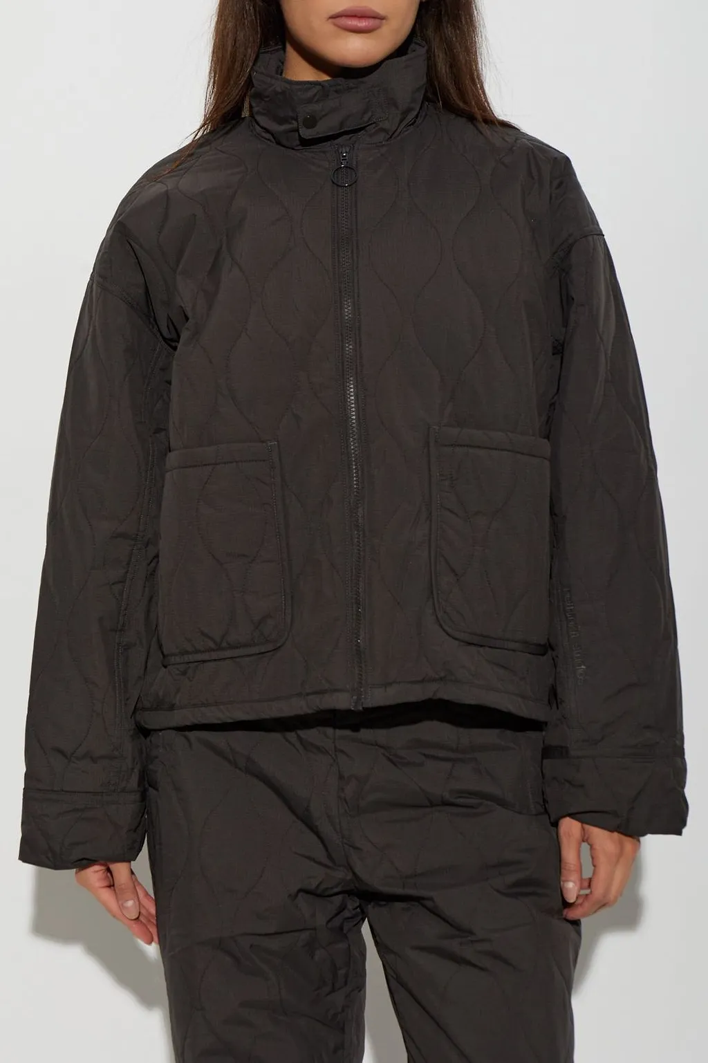Rethinkit Studios Quilted Stand Collar Jacket