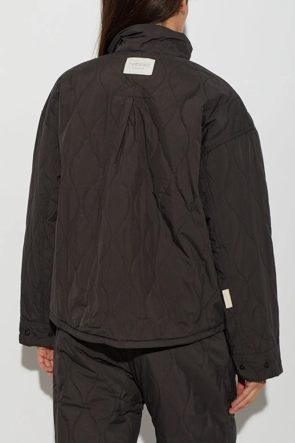 Rethinkit Studios Quilted Stand Collar Jacket