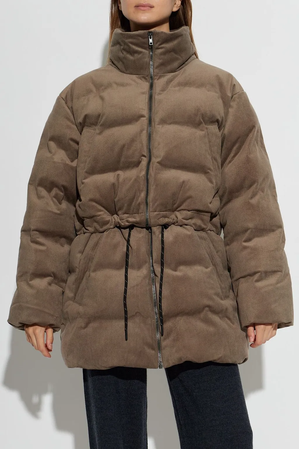 Rethinkit Studios Quilted Drawstring Down Jacket