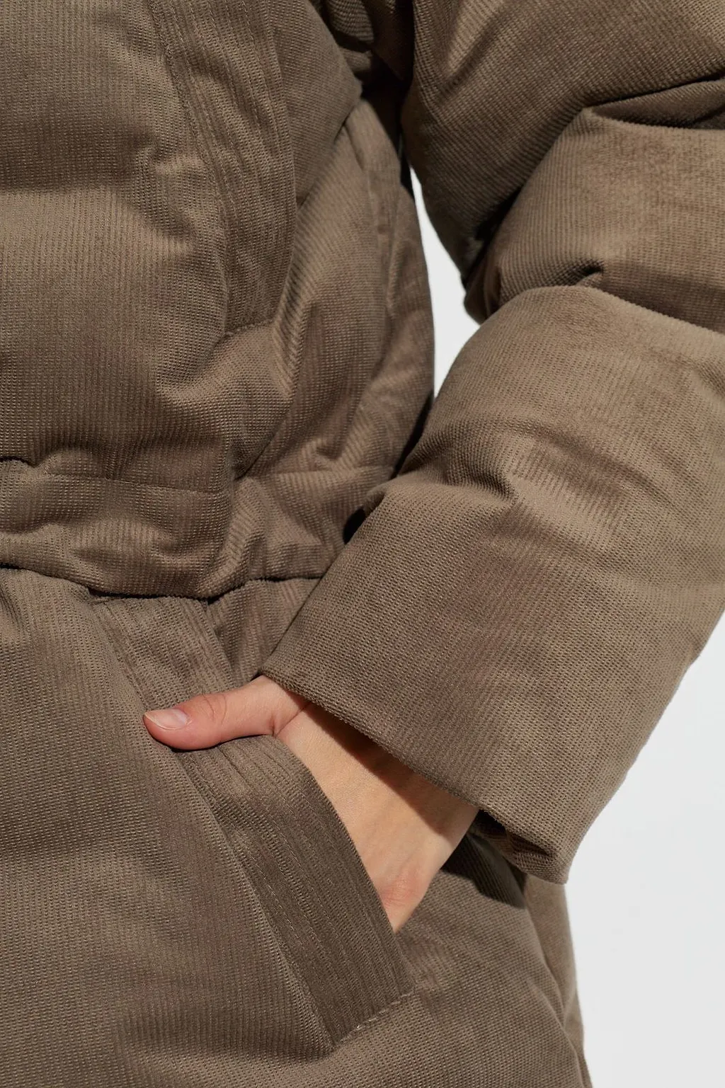 Rethinkit Studios Quilted Drawstring Down Jacket