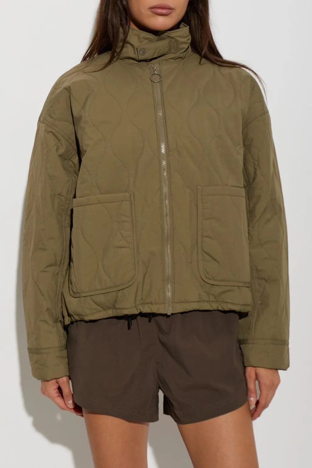 Rethinkit Studios Quilted Stand Collar Jacket