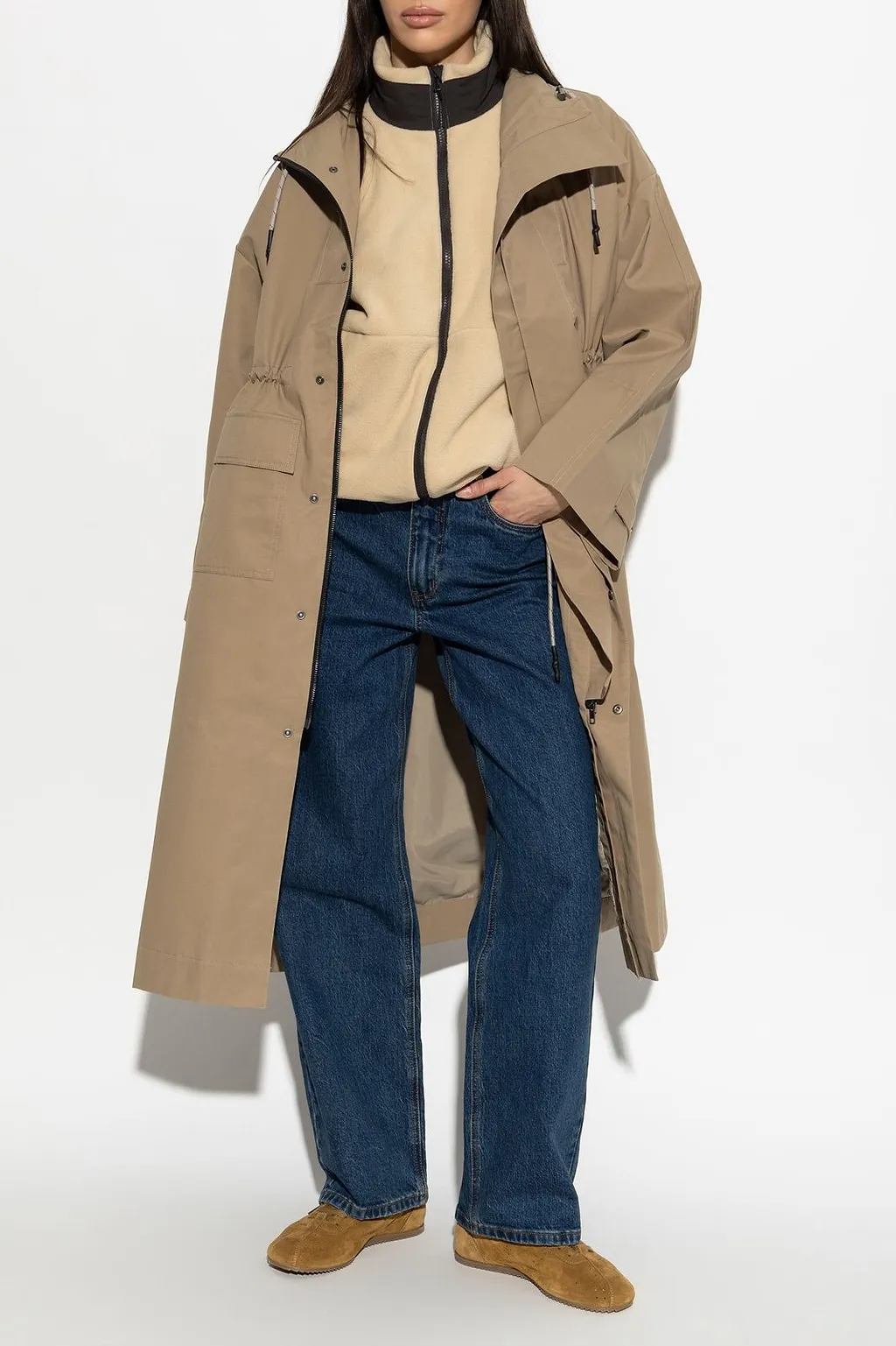 Rethinkit Studios Stand Collar Parka Coat