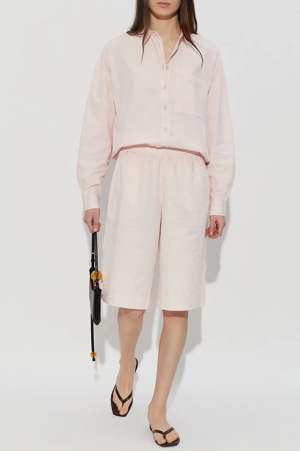 Rethinkit Studios Striped Bermuda Shorts