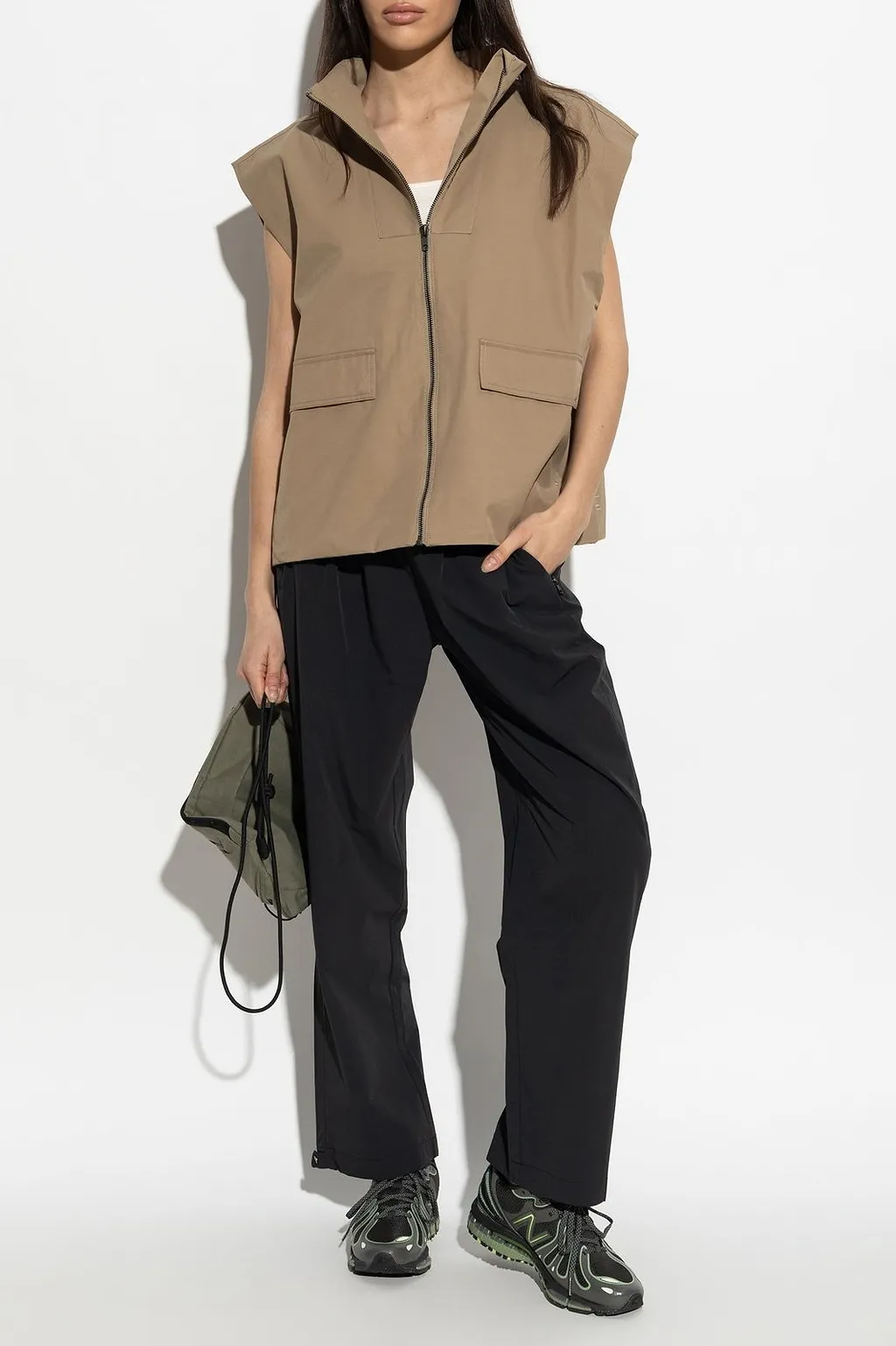 Rethinkit Studios Zip Front Oversized Jacket