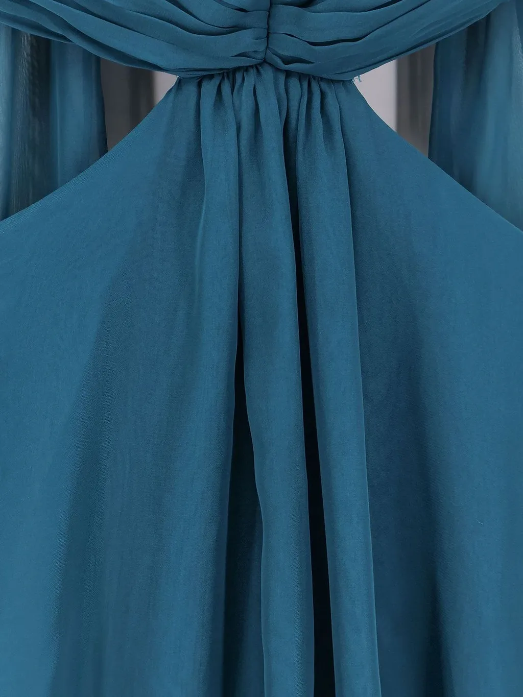 Retrofete Cut-Out Draped Maxi Dress