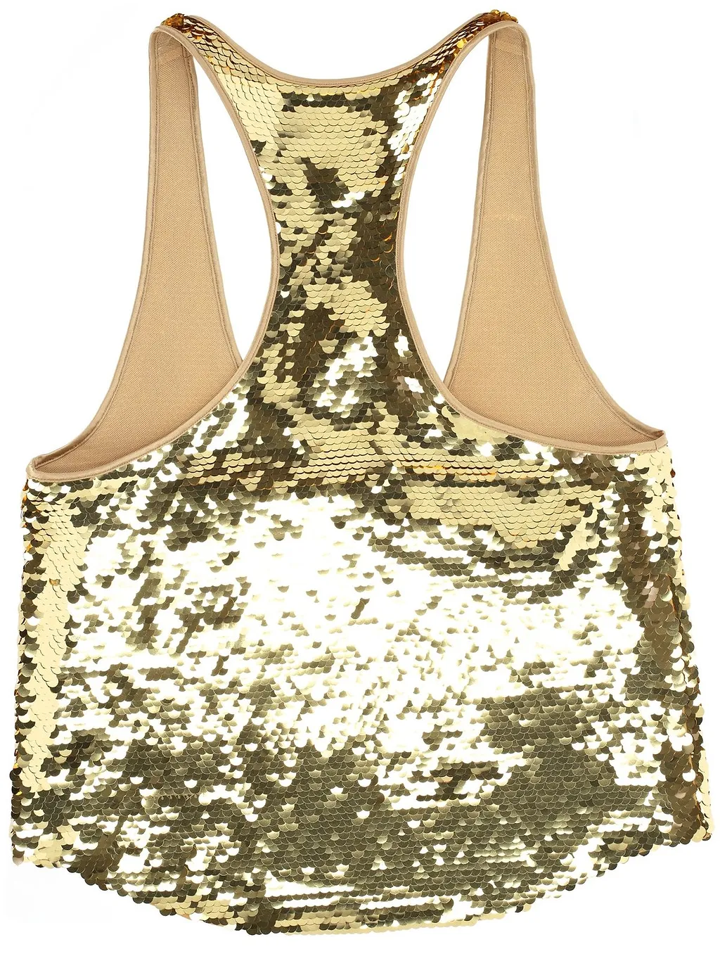 Retrofete Sequin Racerback Tank Top
