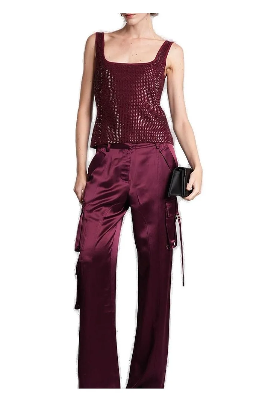 Retrofete Sleeveless Embellished Top