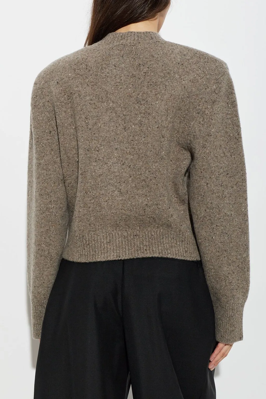 RÓHe Padded-Shoulder Button-Up Cardigan