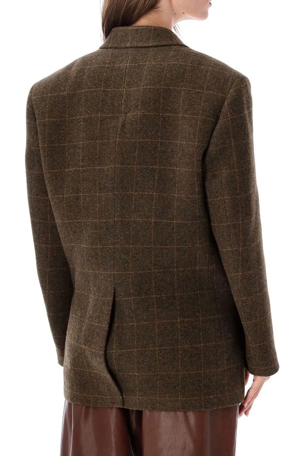 RÓHe Oversized Check Blazer