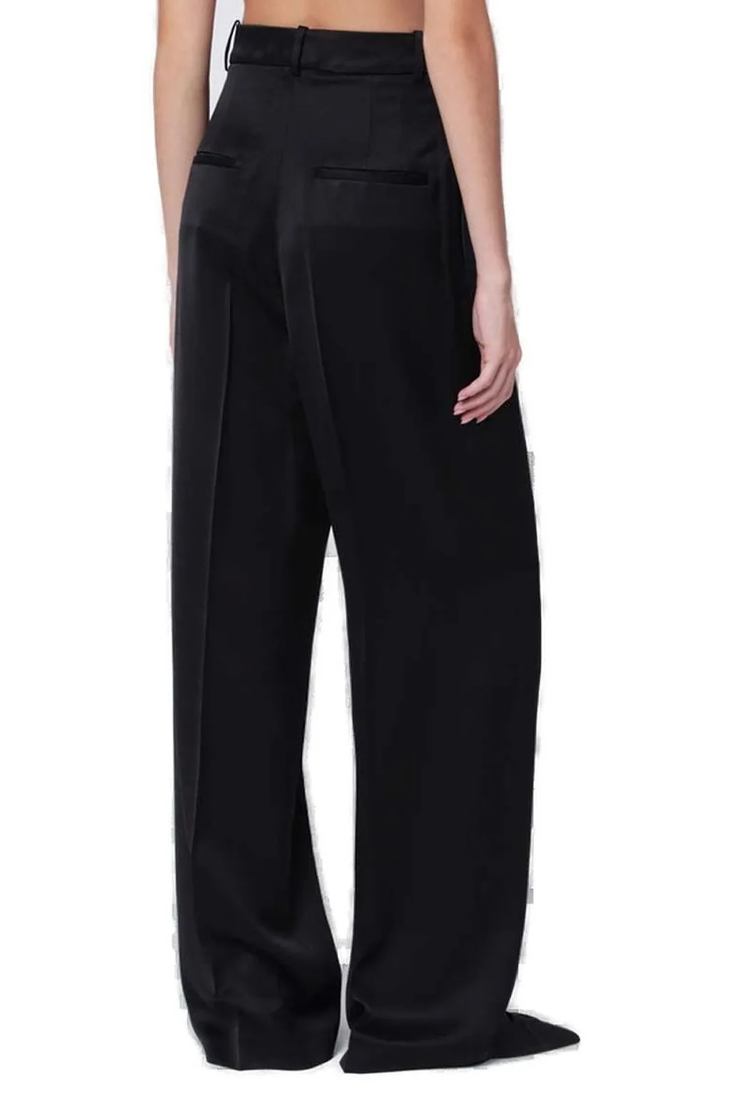 RÓHe Pleated Wide-Leg Pants
