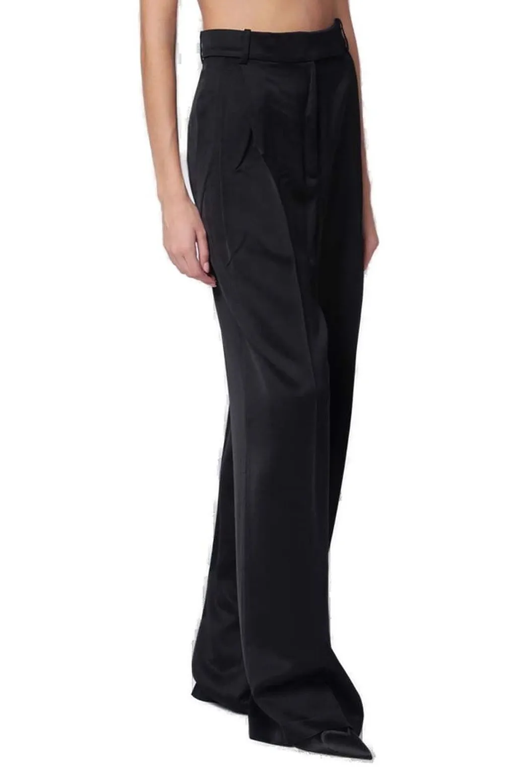 RÓHe Pleated Wide-Leg Pants