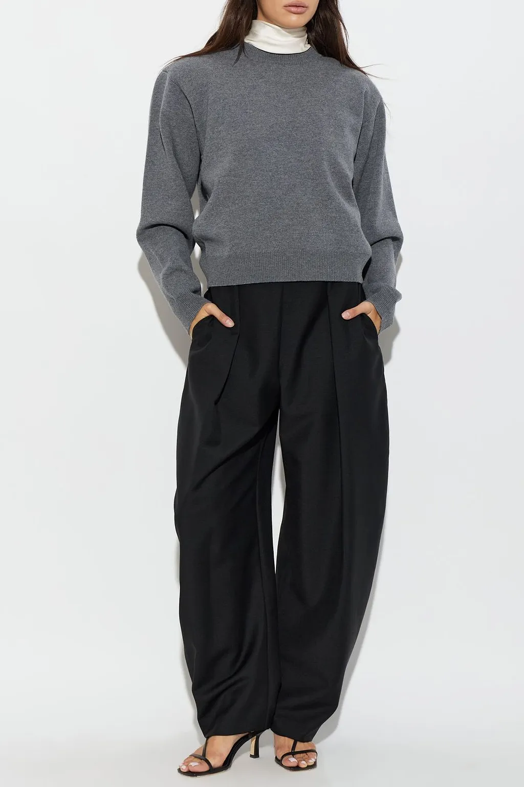 RÓHe Pleated Wide-Leg Pants