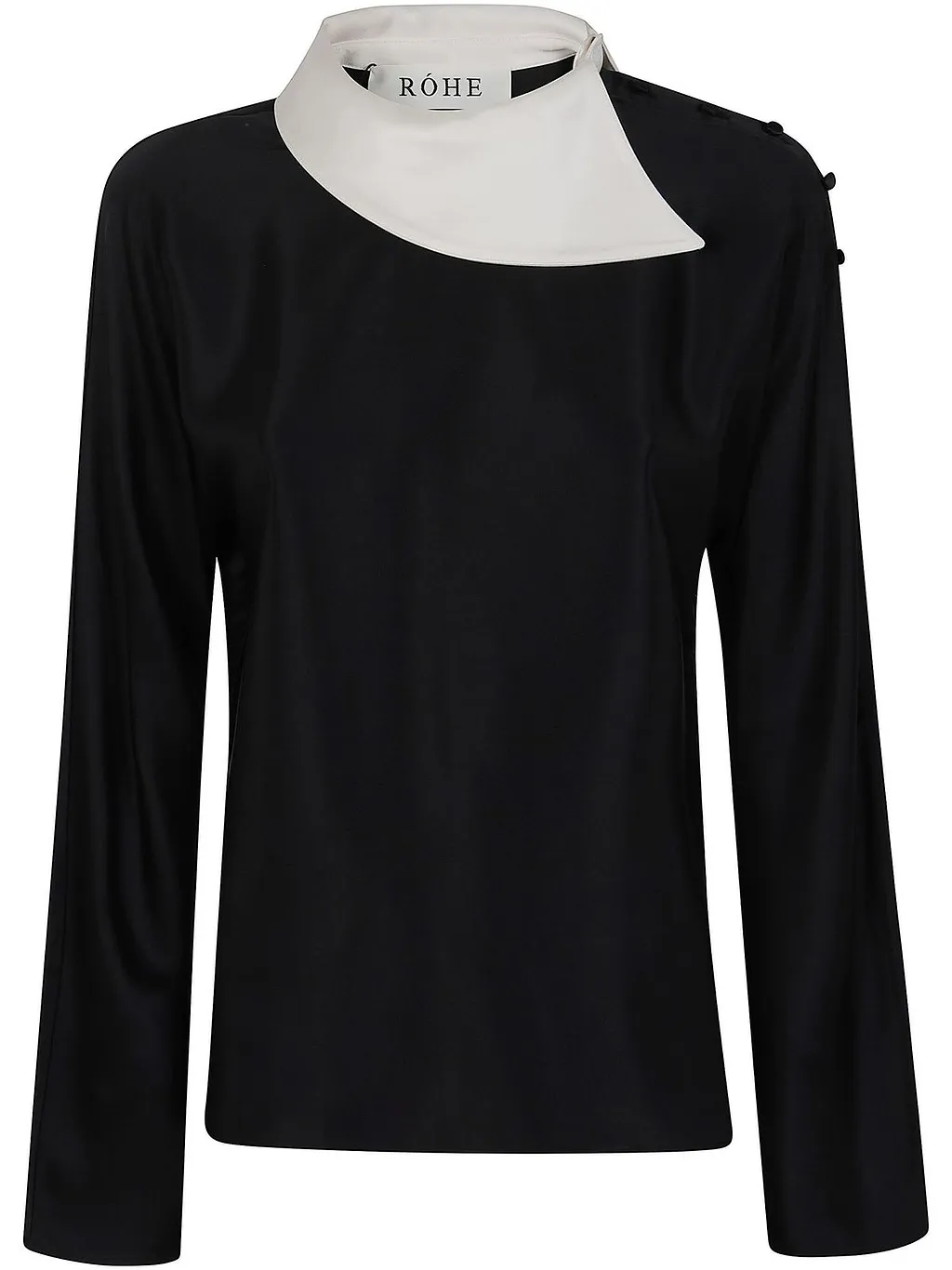RÓHe Reimagined Collar Long-Sleeved Top