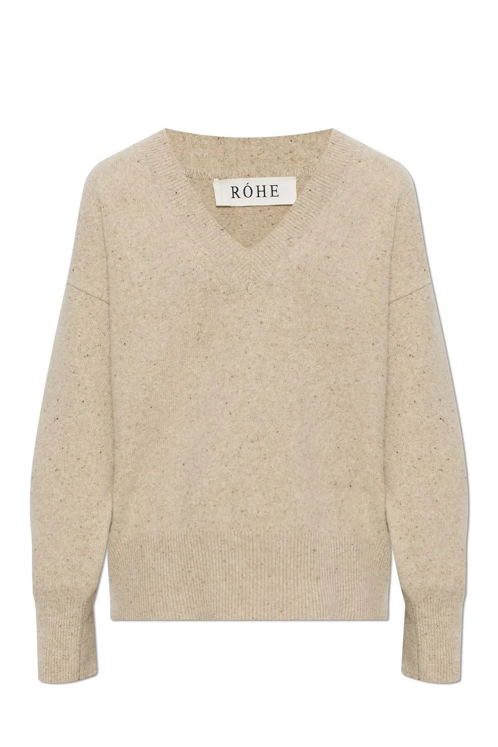 RÓHe Relaxed V-Neck Knitted Sweater